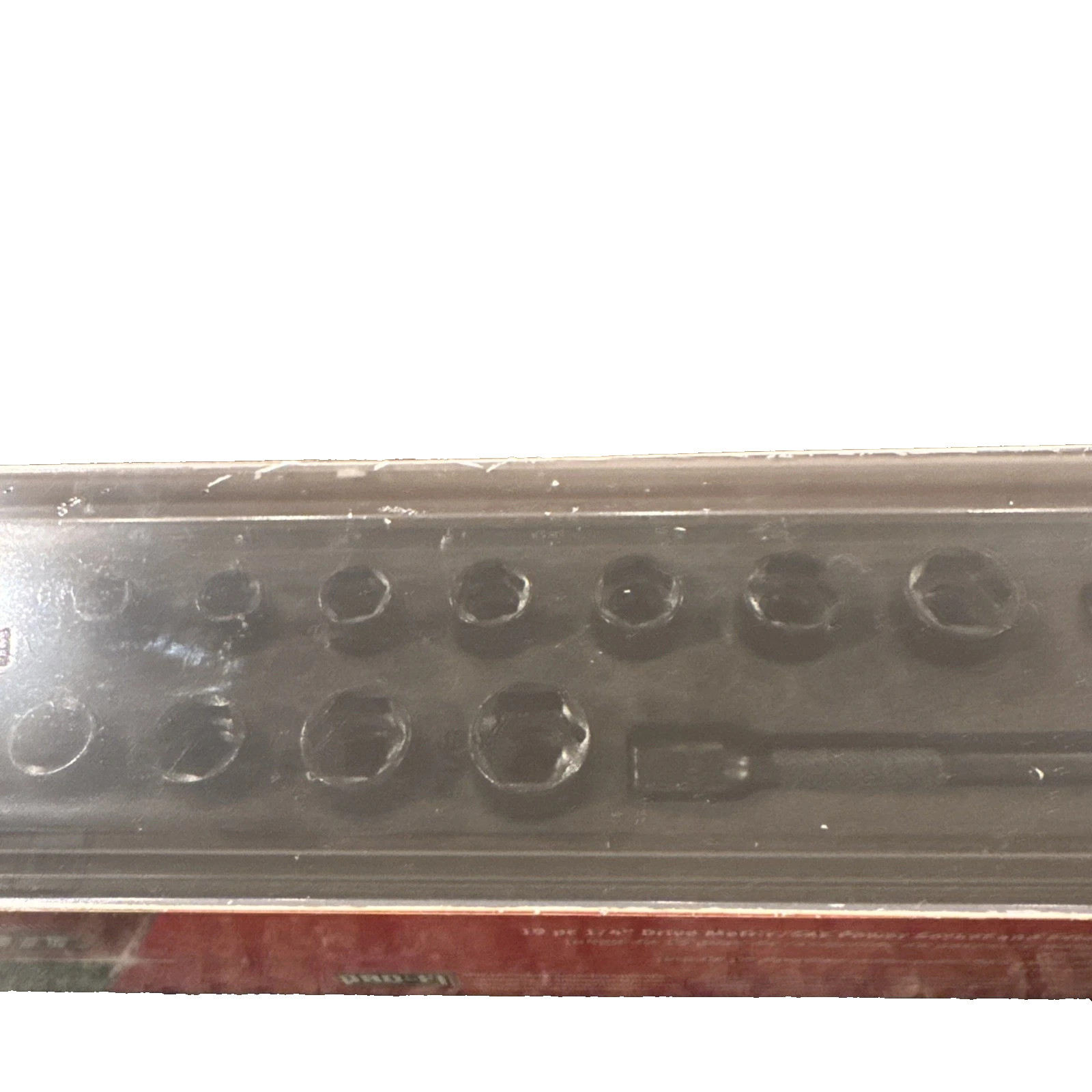 Snap-on 19pc 1/4”dr metric/sae power socket & extension foam set 119ntmle NEW