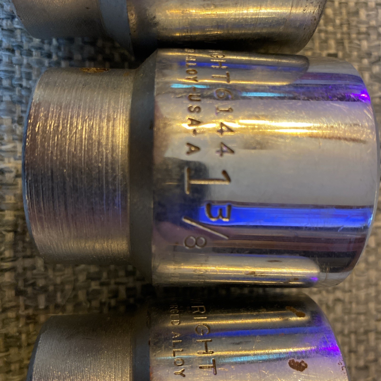 Wright Sockets 3/4 Drive Lot Of 4 1 5/8 ,1 7/16,1 3/8, 1 1/4 Made U.S.A.