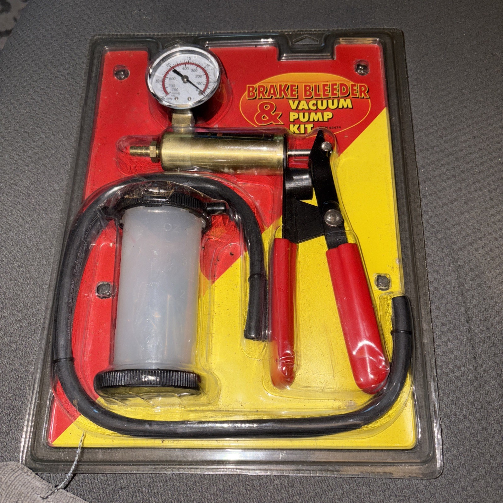 US General Brake Bleeder and Vacuum Pump Kit #92474 Car Auto Tool New