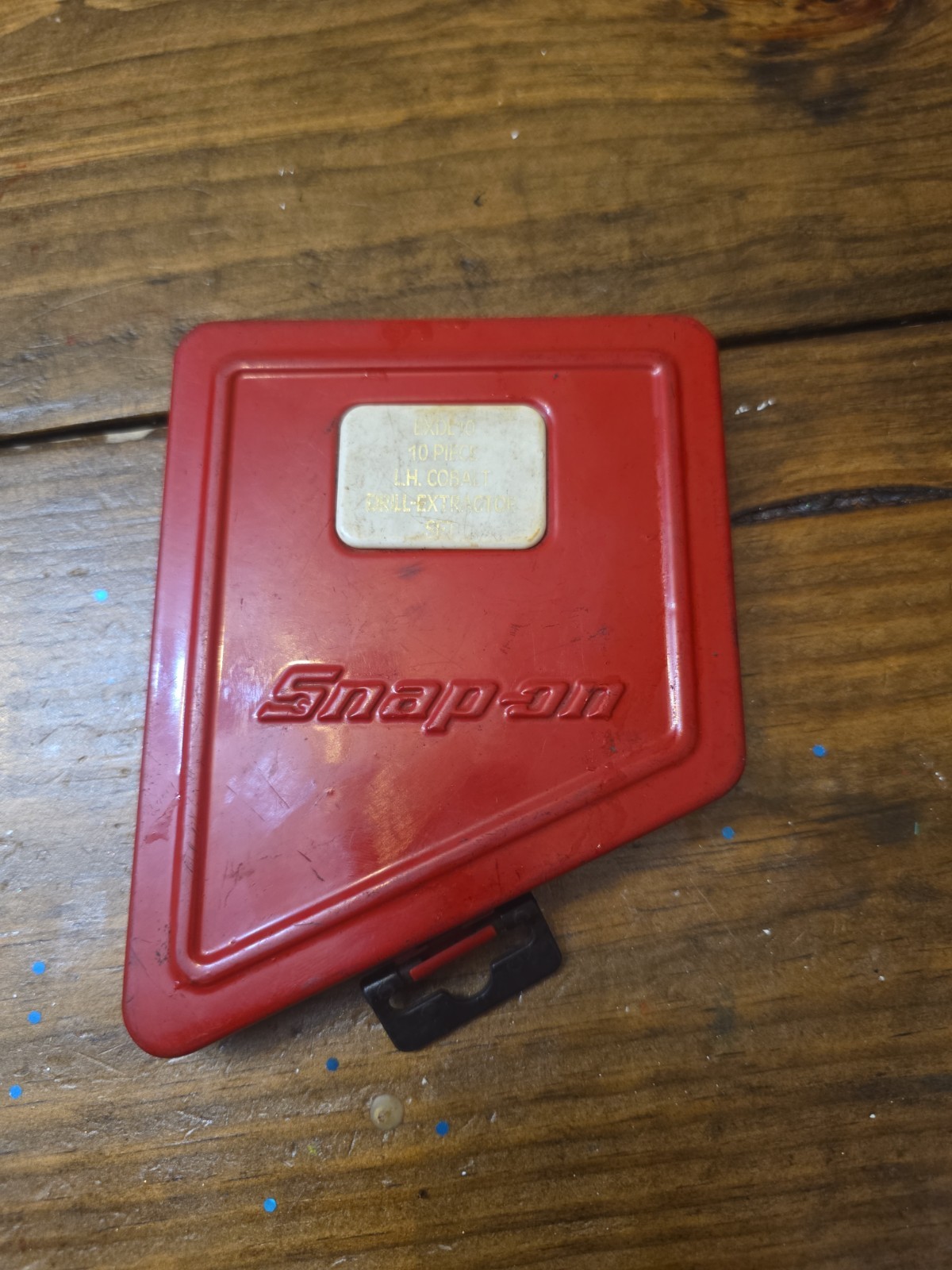 SNAP ON EXDL10 Left Hand Cobalt Drill &Extractor Case Only