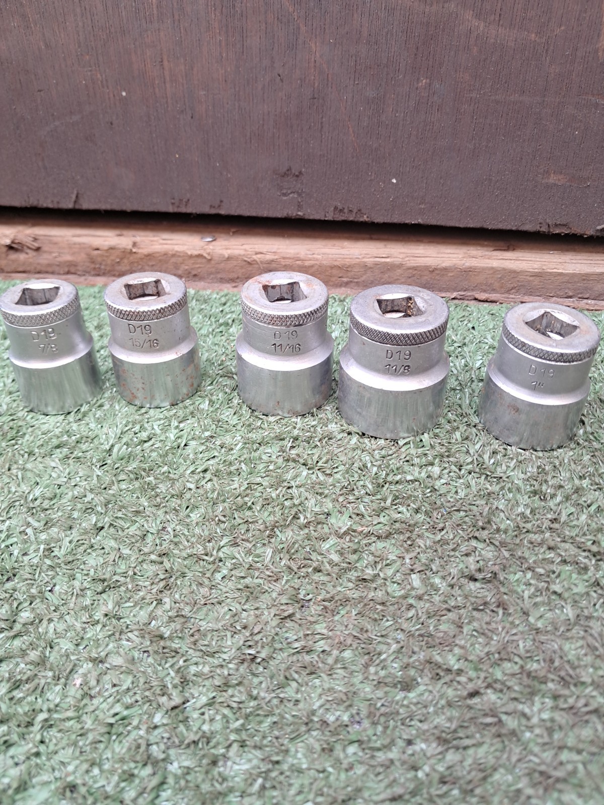 Vintage Gedore Socket Set D19 XAW Old Tools DAMAGED METAL BOX (#145)