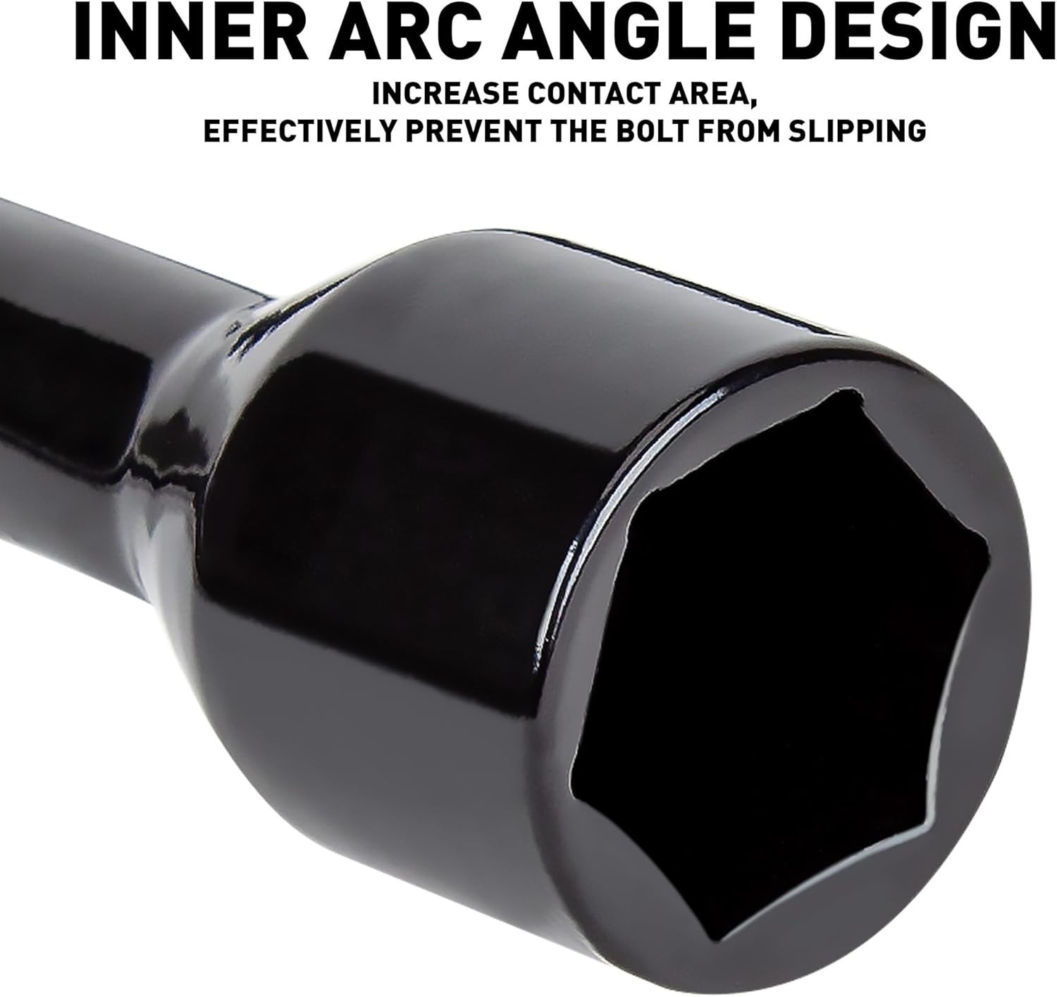 14-Inch Corrosion-Resistant Heavy Duty Lug Wrench – 4-Way Socket Compatibility
