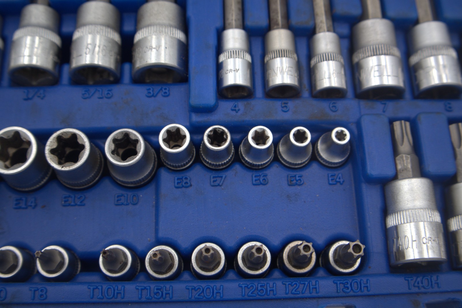 Cornwell CBSMTH62S 62pc Hex Torx Tamper Proof Inverted Star Bit Socket Set Read