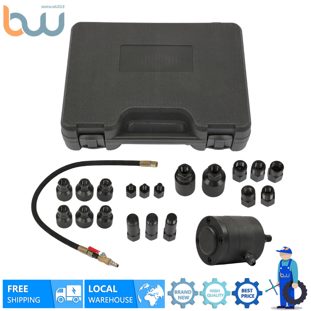21Pcs Diesel Injector Puller Complete Pneumatic Injector Extractor Puller Kit