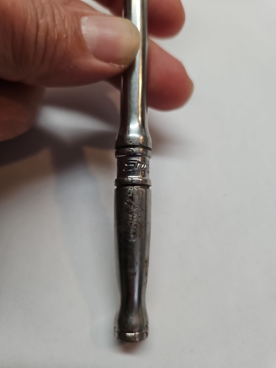Vintage Snap On Tools TML830 1/4″ Dr 6-1/2in. L Chrome Ratchet