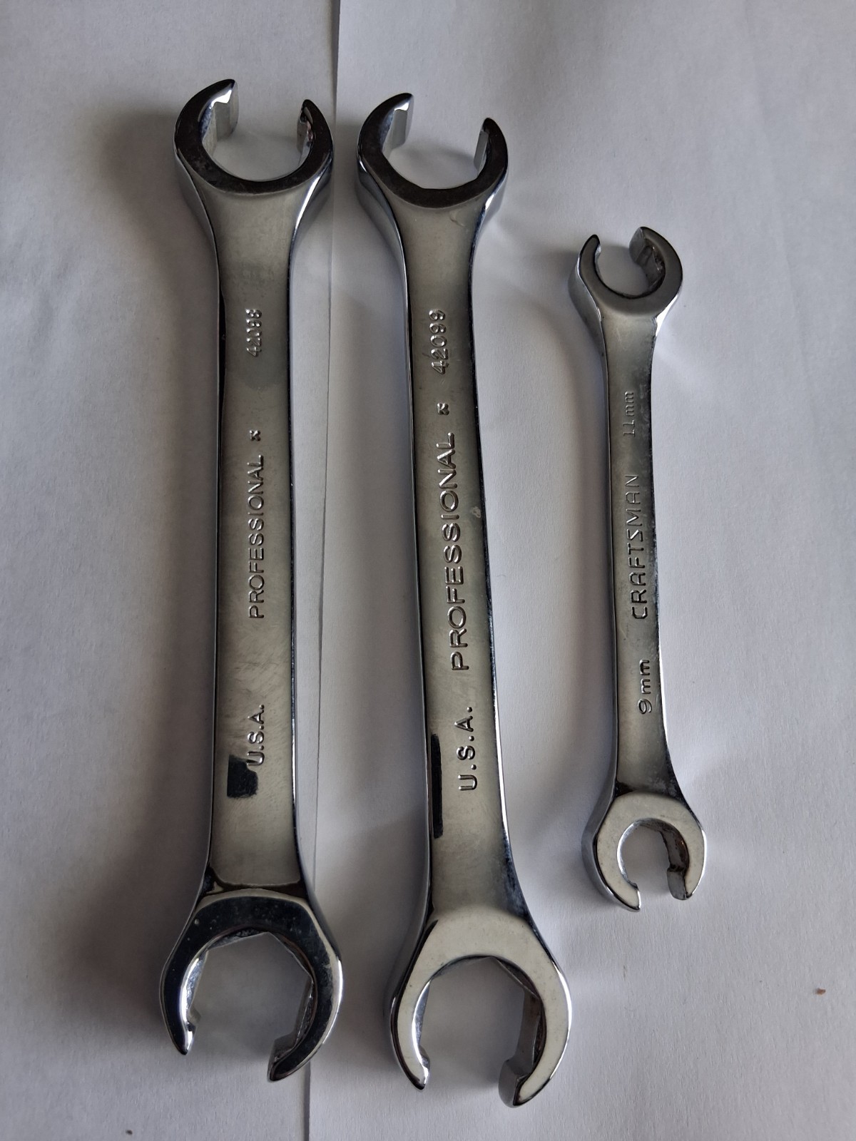 Group Of Craftsman Flare Nut Wrenches