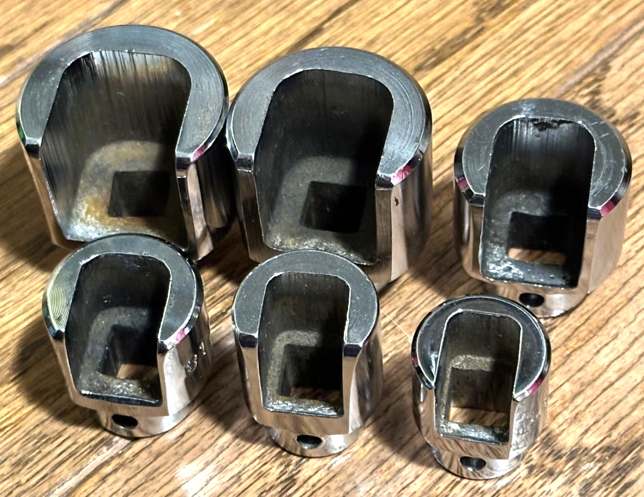 🇺🇸 MAC Tools USA 7/16″ – 27/32” WEATHERHEAD SAE Socket Set Lot 3/8” DR Rail