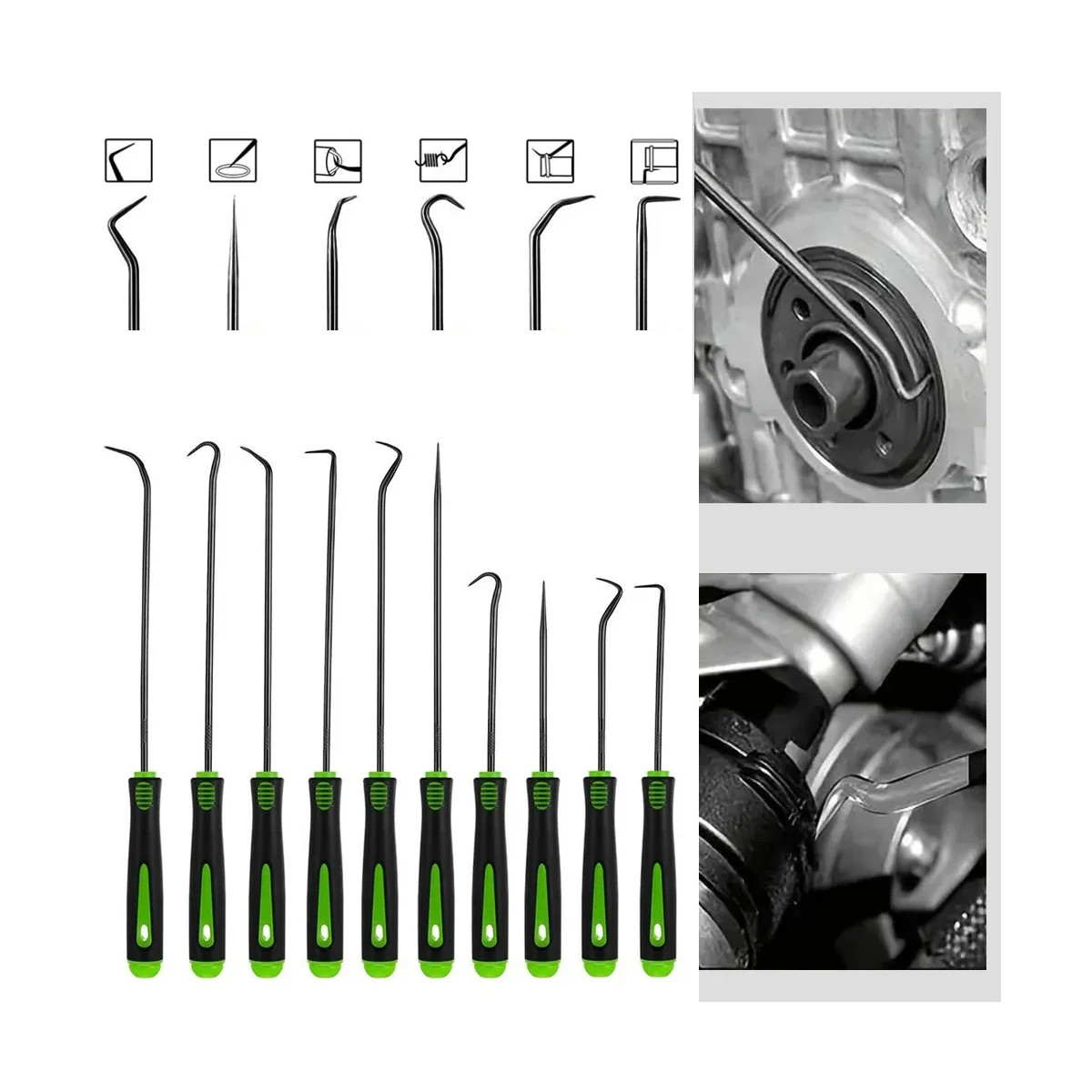 New Precision Pick and Hook Set Automotive Picks Mechanic Disassembly Tool Kit
