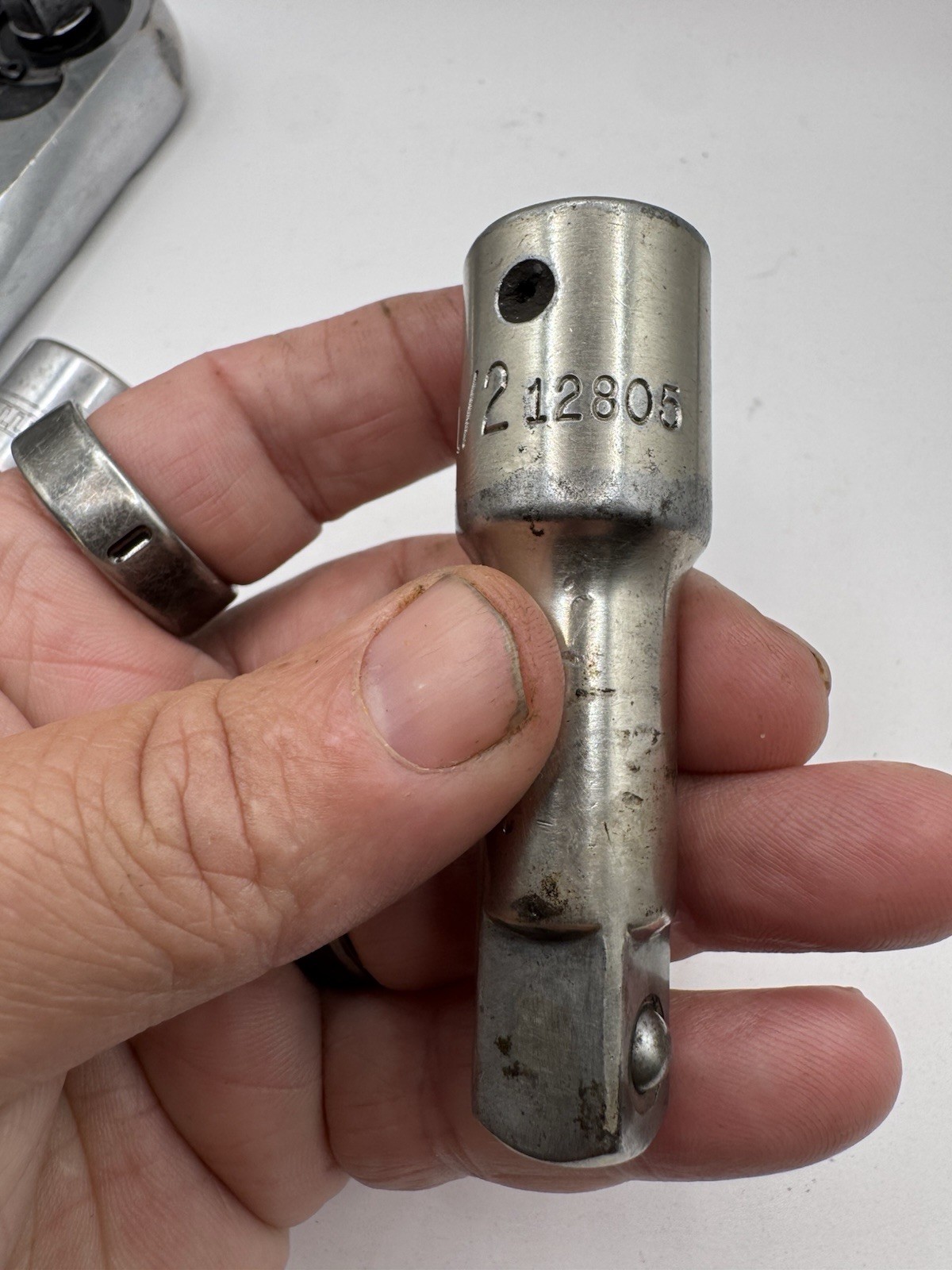 Vintage Allen USA 12800J 1/2” Ratchet 12828 1/2” to 1” Adapter 12805 Extension