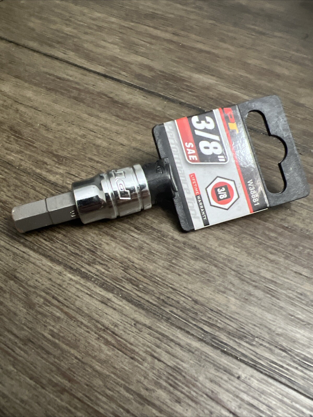 Performance Tool W38881 3/8 Inch Drive 3/8 Inch Hex Bit Socket