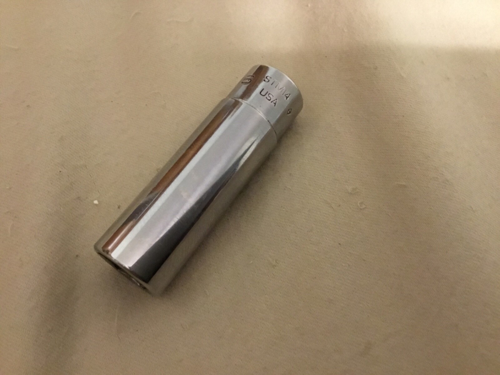 Snap-On Tools USA 1/4″ Drive 6pt 7/16″ SAE Deep Chrome Socket STM14