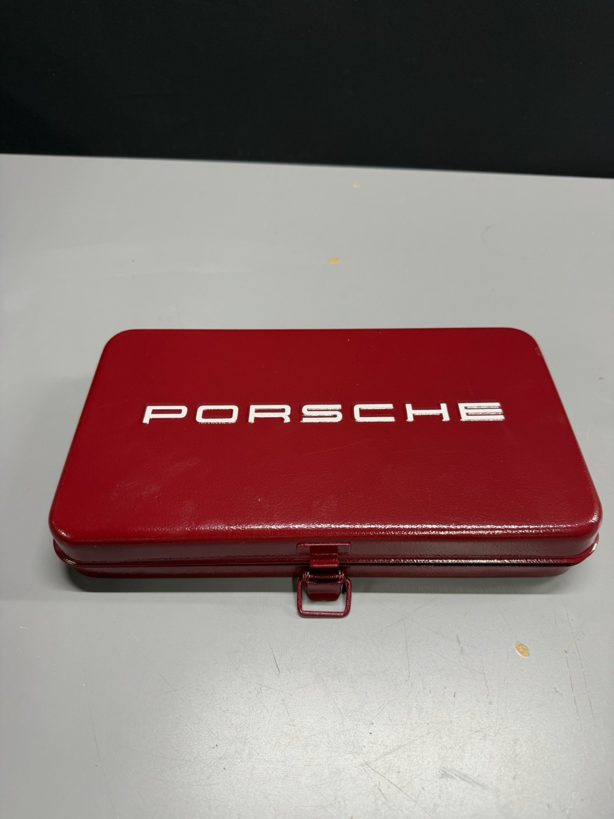 Porsche Classic Combination Wrench Set W/ Red Enameled Steel Case PCG19501100