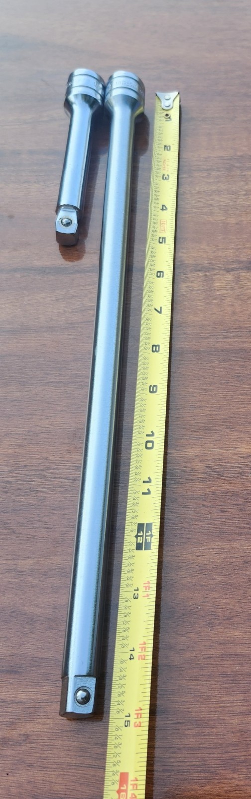 2 Snap-On Extensions SX15 1/2″ Drive Chrome 15″ & SXW 1/2″ Drive 5″ Chrome USA
