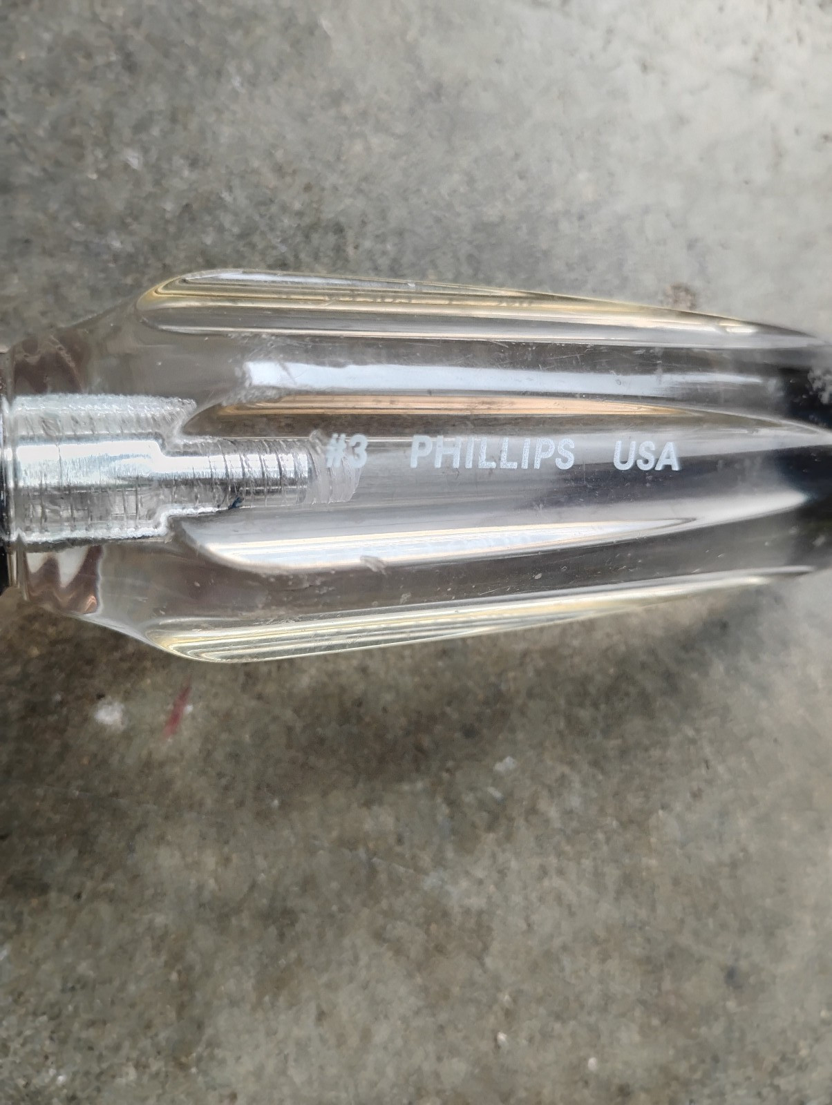 Craftsman Clear Handle No 3 Phillips Screwdriver No 41303