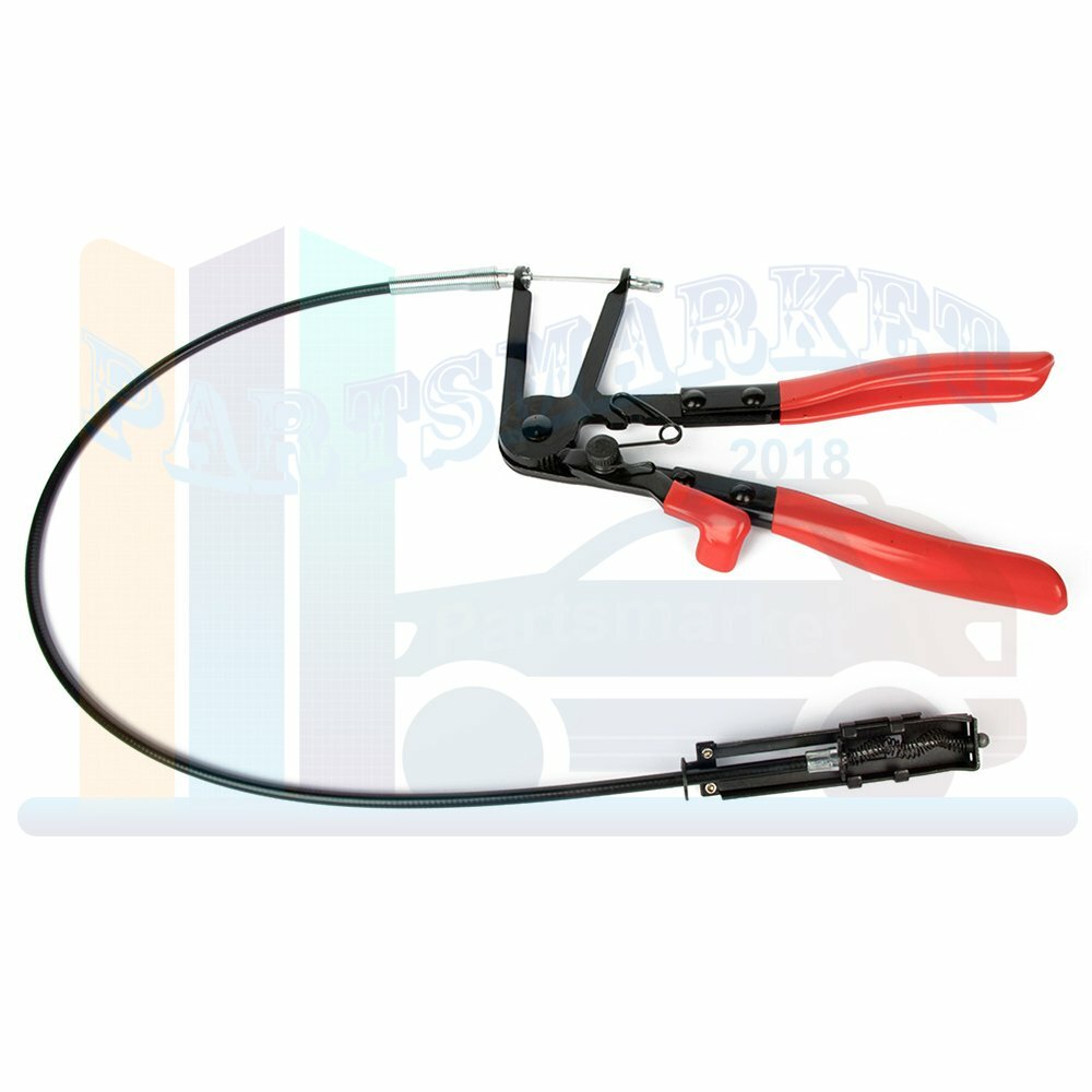 24»Flexible Long Reach Hose Clamp Pliers Remote Action Cable Type Repair Tools
