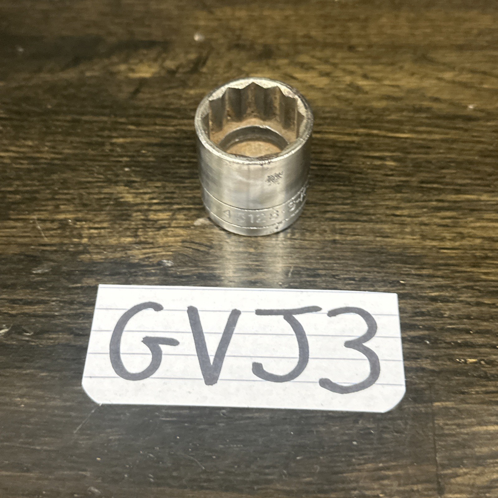 S-K SK 3/8 Drive 12pt Standard Socket, Size 7/8, 45128 Model #, USA