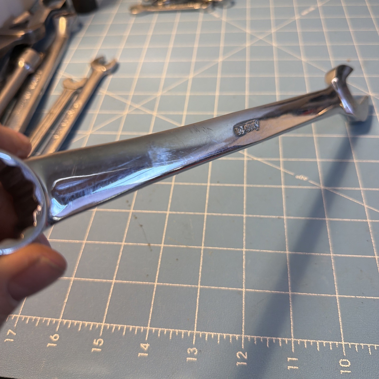 Snap-On Tools OEXM220 22mm Metric Combination 12 Point Wrench Chrome USA