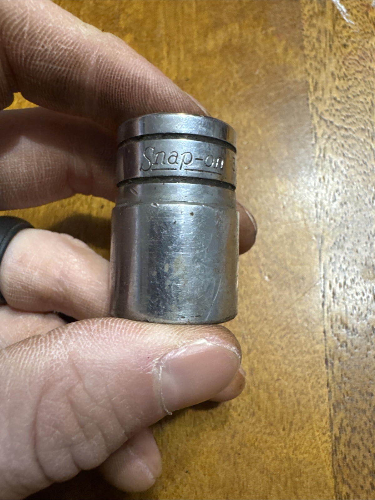 Snap-on Tools SW241 3/4″ SAE 1/2″ Drive 12-Point Shallow Chrome Socket USA #134