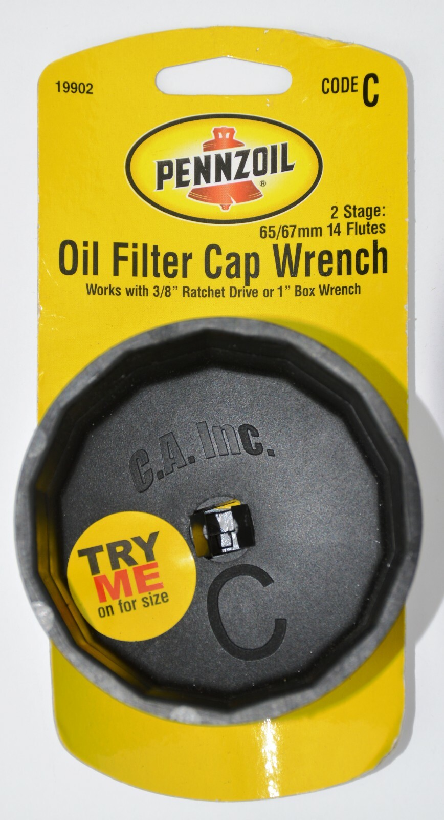 Pennzoil Oil Filter Cap Wrench 4 Sizes 65/67mm , 74/76mm , 93mm , 75mm NEW