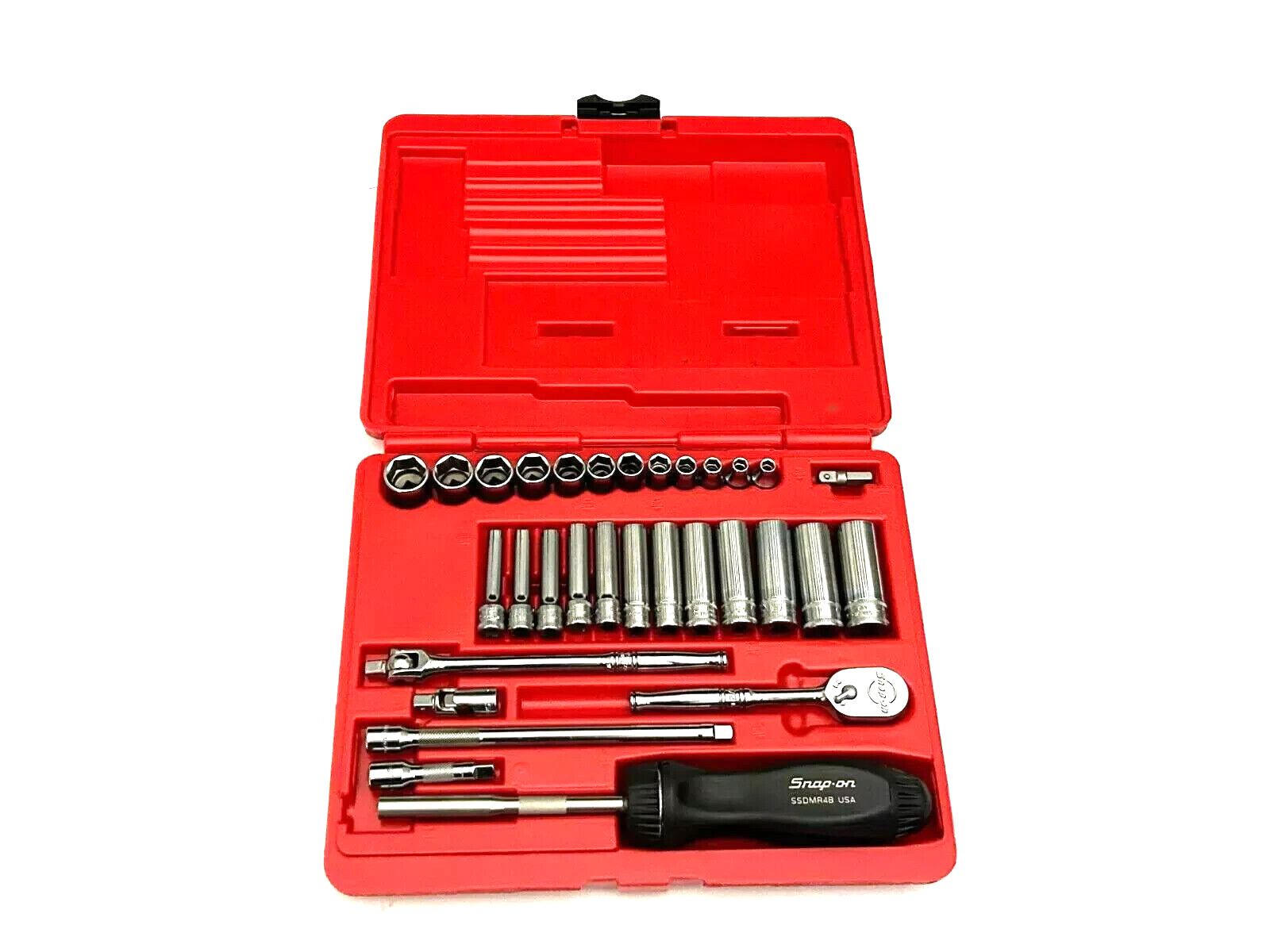 NEW Snap-on™ 1/4″ drive 31-pc 131TMPB 6-point METRIC General Service Set Sealed