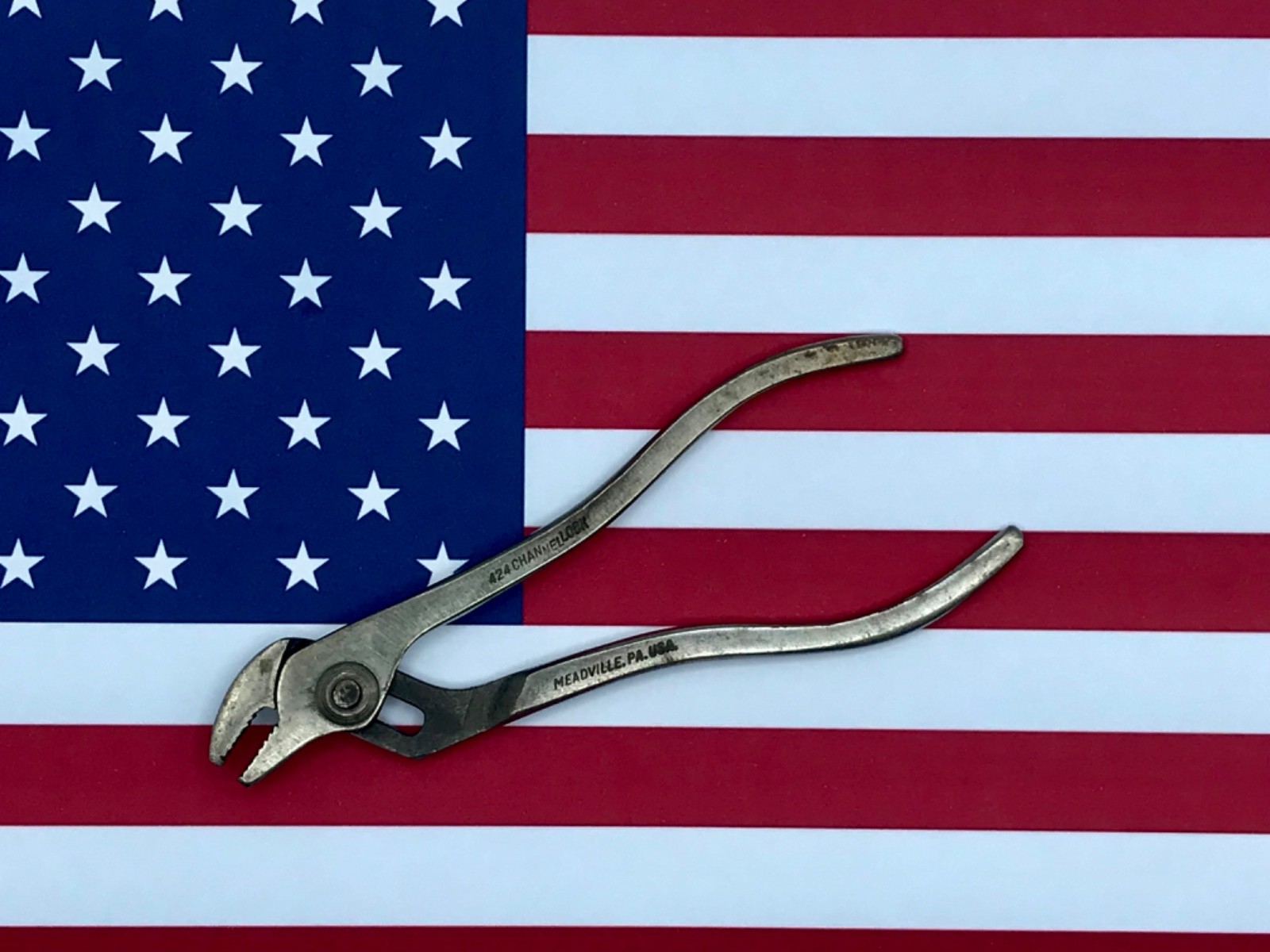 Vintage Channellock – 4 Position – Adjustable Ignition Pliers, 424, USA 🇺🇸