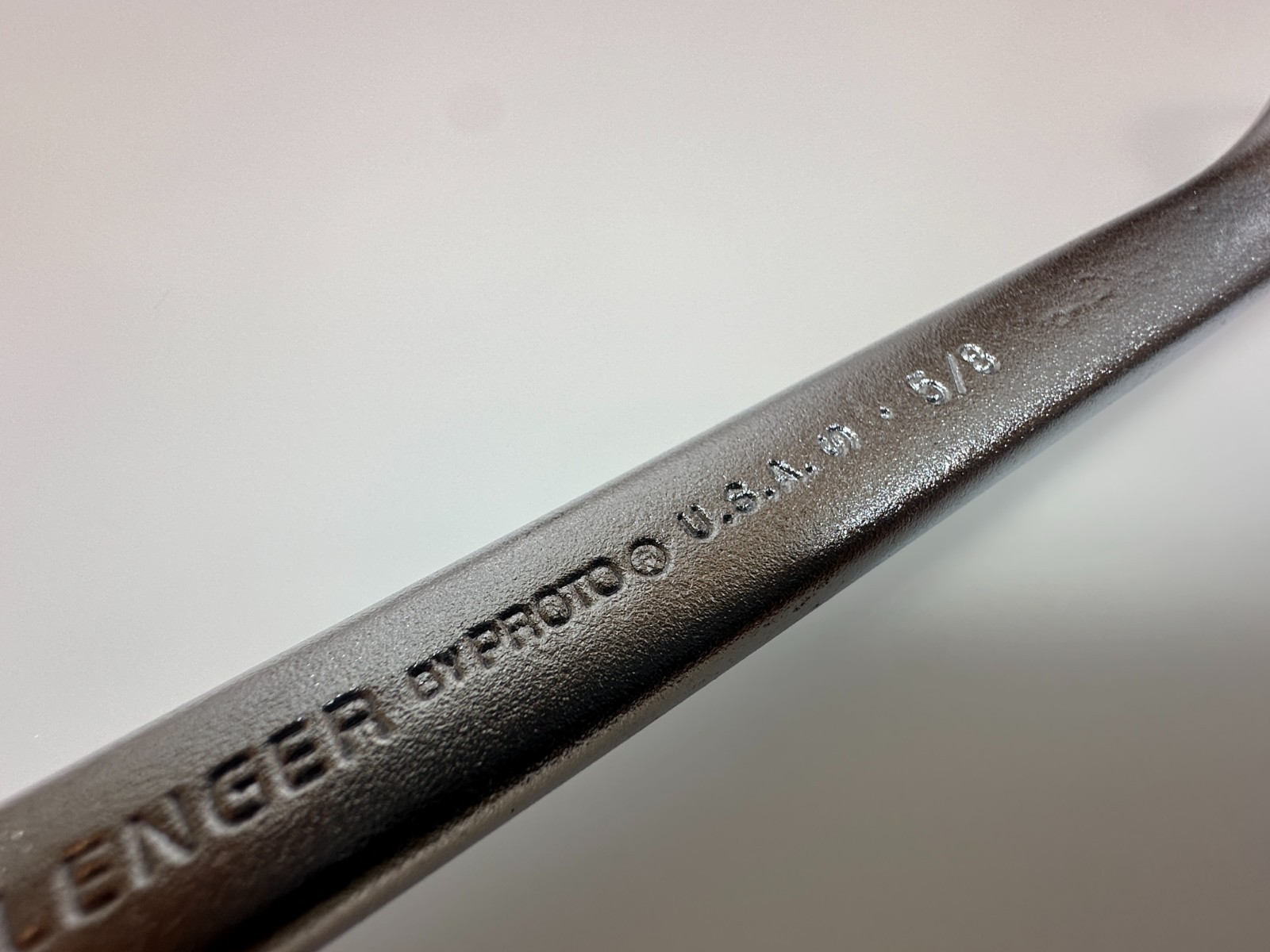 🇺🇸 Challenger by PROTO (New NOS) 6422 SAE 11/16 x 5/8 Offset Box Wrench 12 Pt.