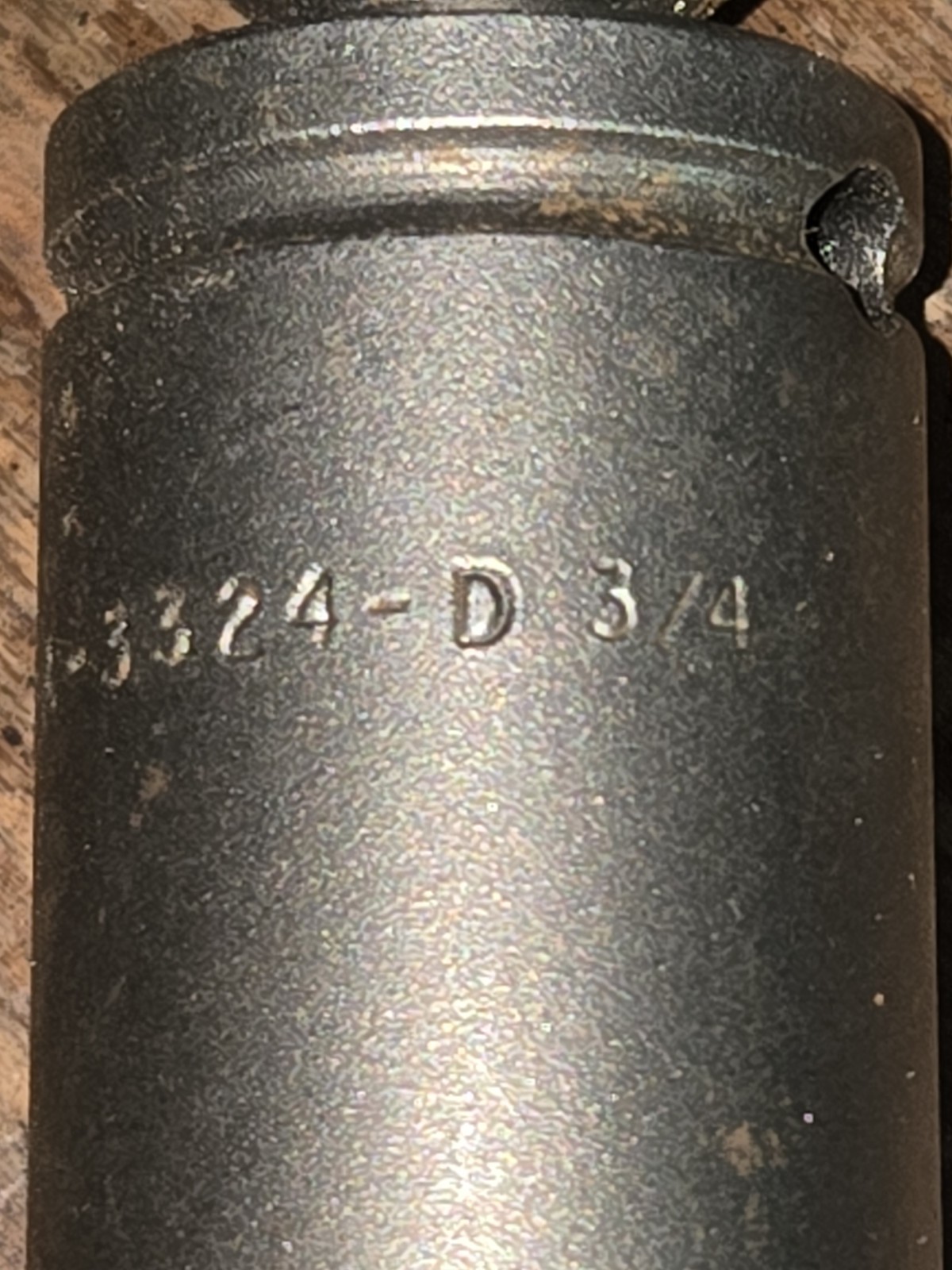 APEX EX-375 3/8 AND 3324-D 3/4 CONNECTED SOCKET AND EXTENSION EXACTLY AS SHOWN