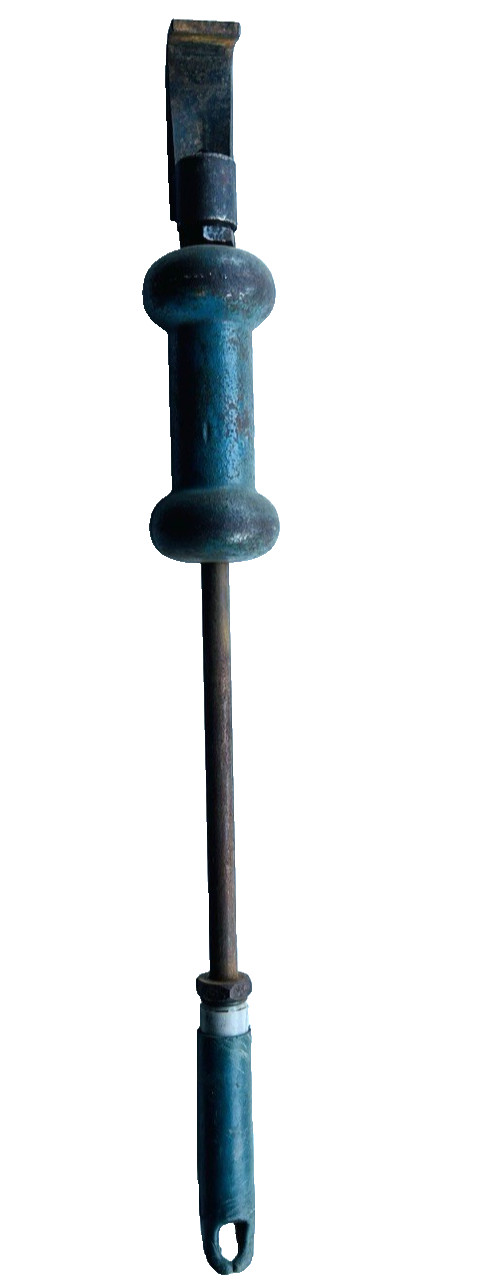 Vintage Heavy Duty Industrial Slide Hammer Approx. 27″ Long / 7.75 Lbs