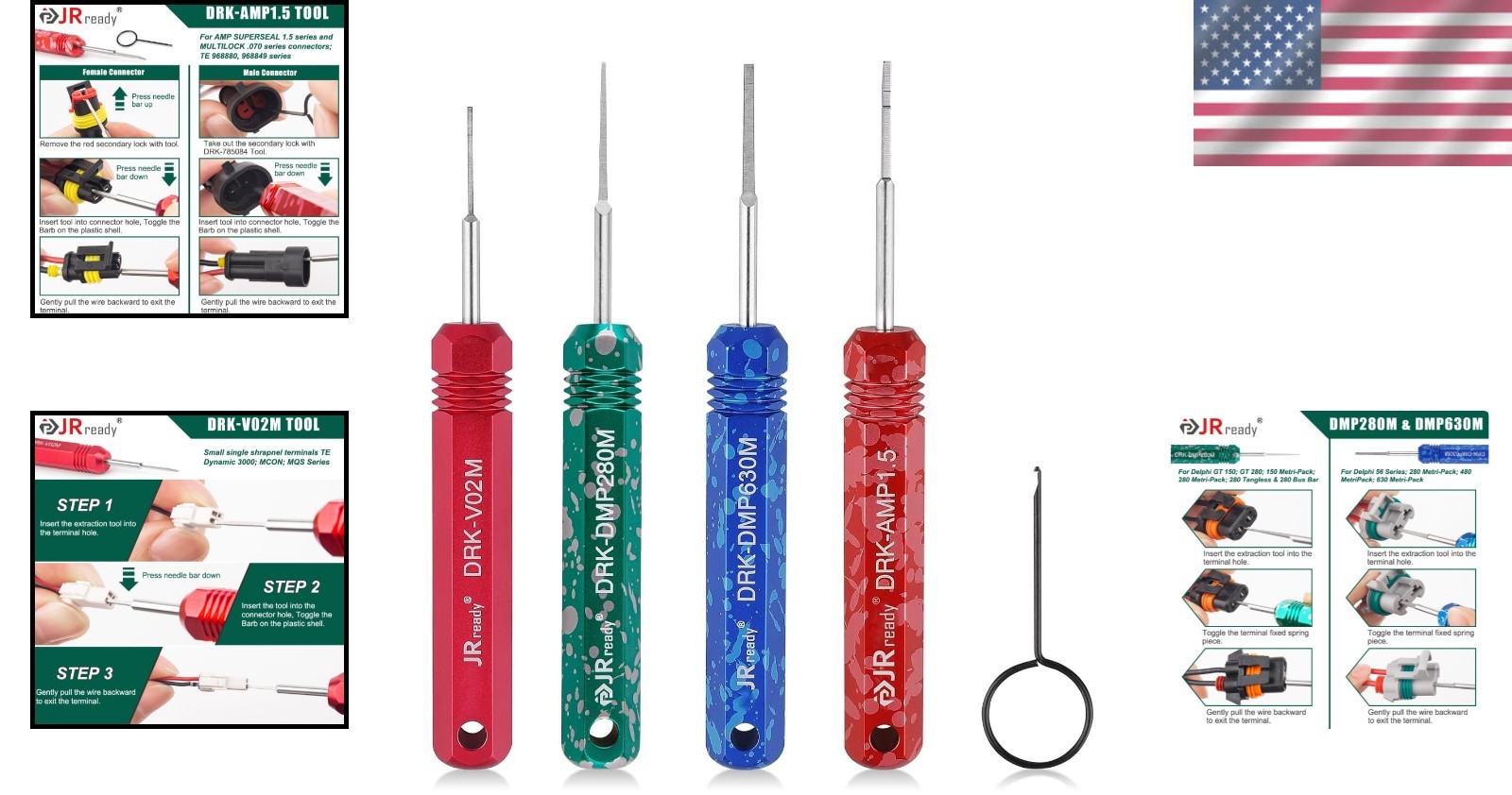 Versatile Pin Extractor Tool Kit for Automotive Wiring – 5PCS Quality Set