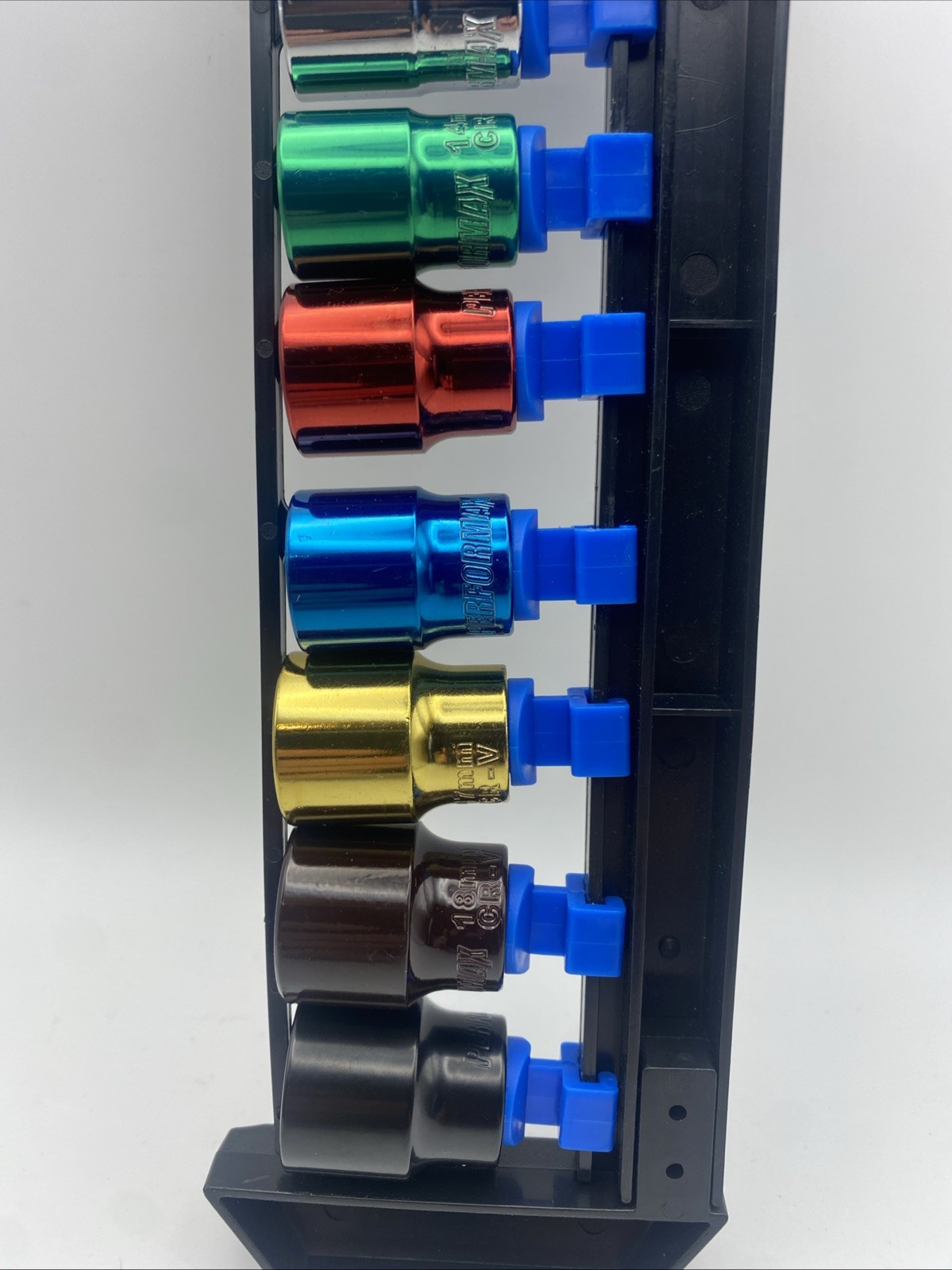 PERFORMAX Color Coded Socket Set Metric 10 Pc 10mm-19mm