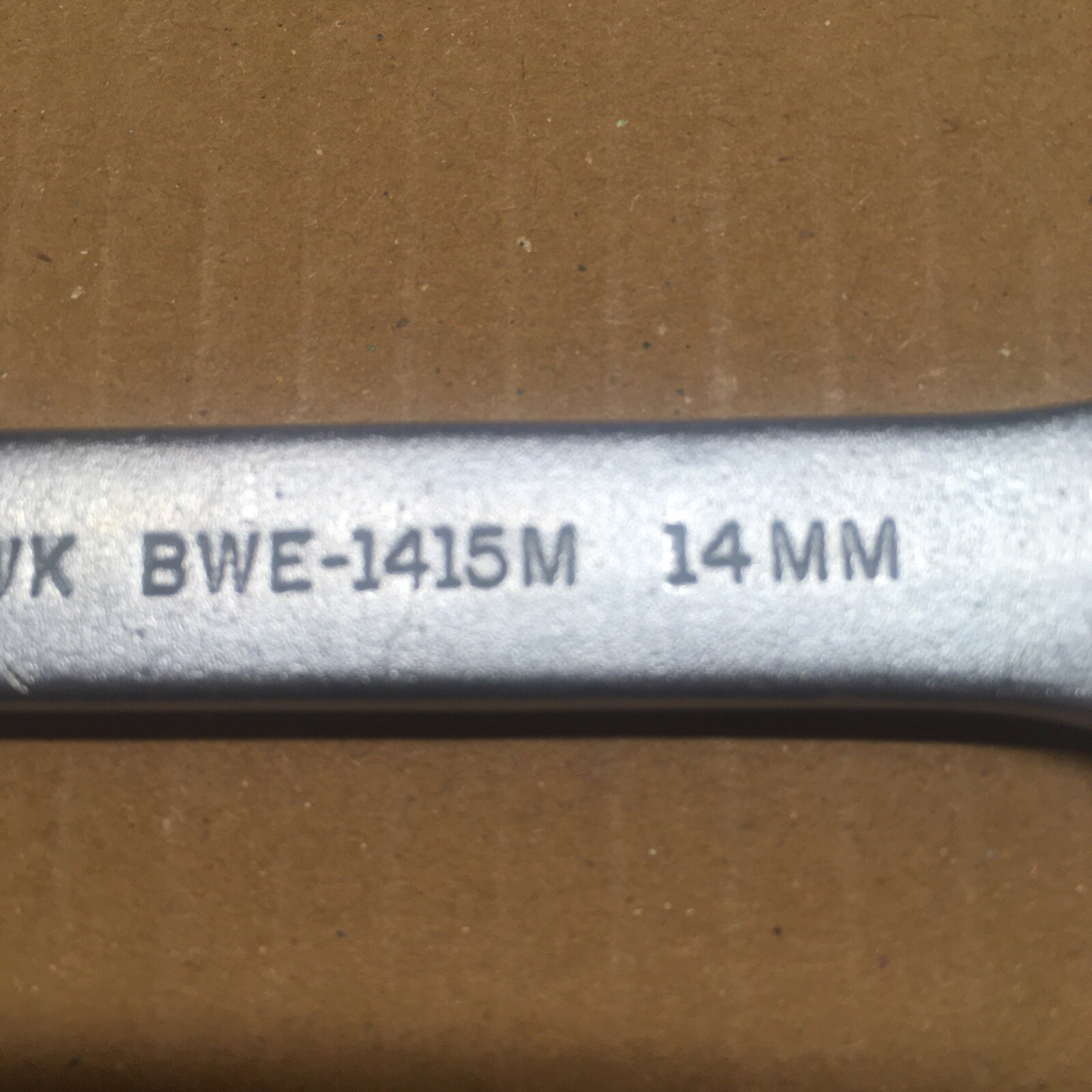Used Blackhawk BWE-1415M Double Open End Wrench 14mm X 15mm USA MADE!