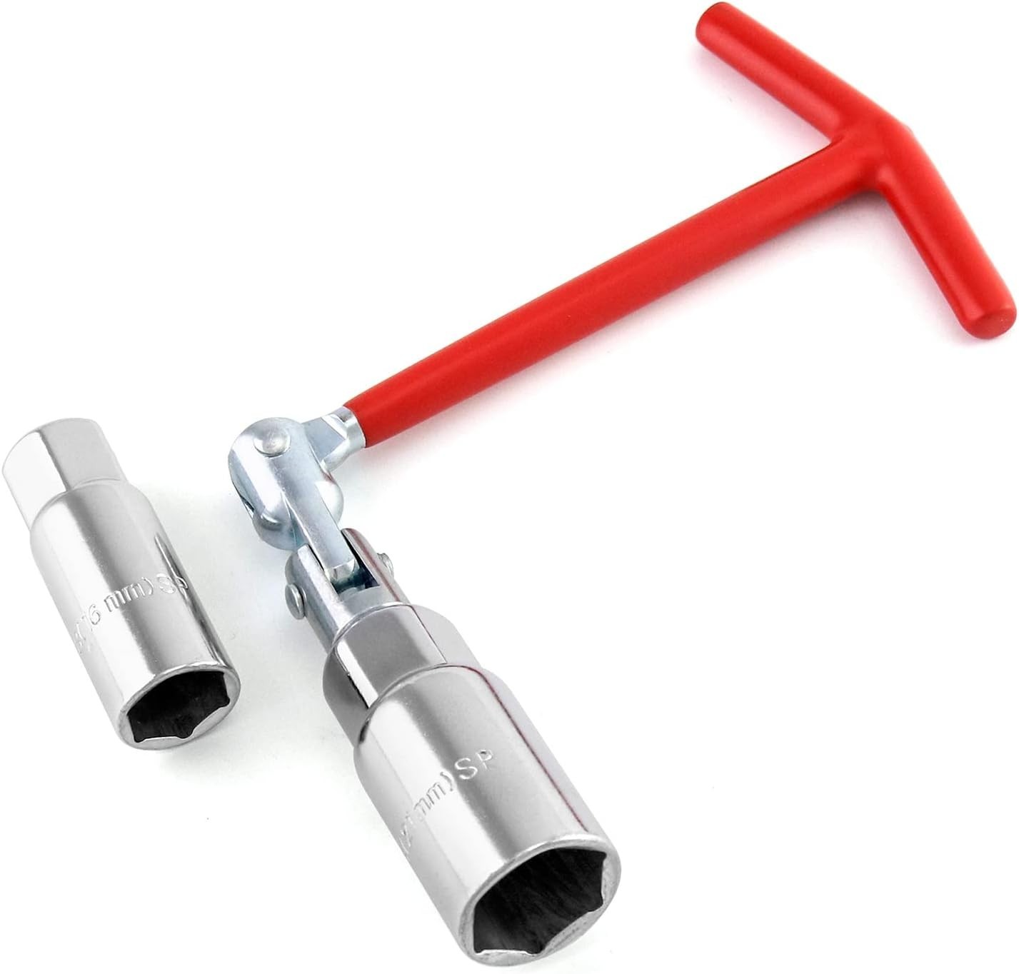 Lightweight Alloy Steel Spark Plug Socket Wrench – 360° Rotation, 5/8″ & 13/16″