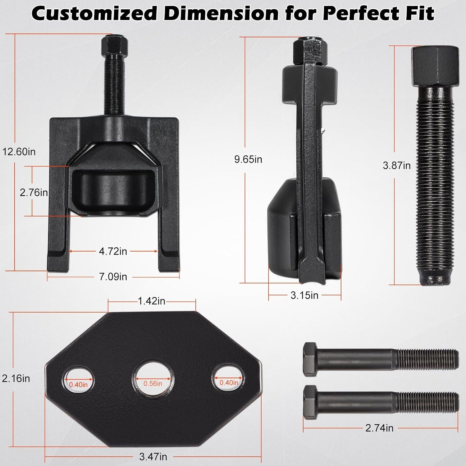 10102 Universal Heavy Duty U-Joint Puller Class 6-8 & 5192 Bearing Cup Installer
