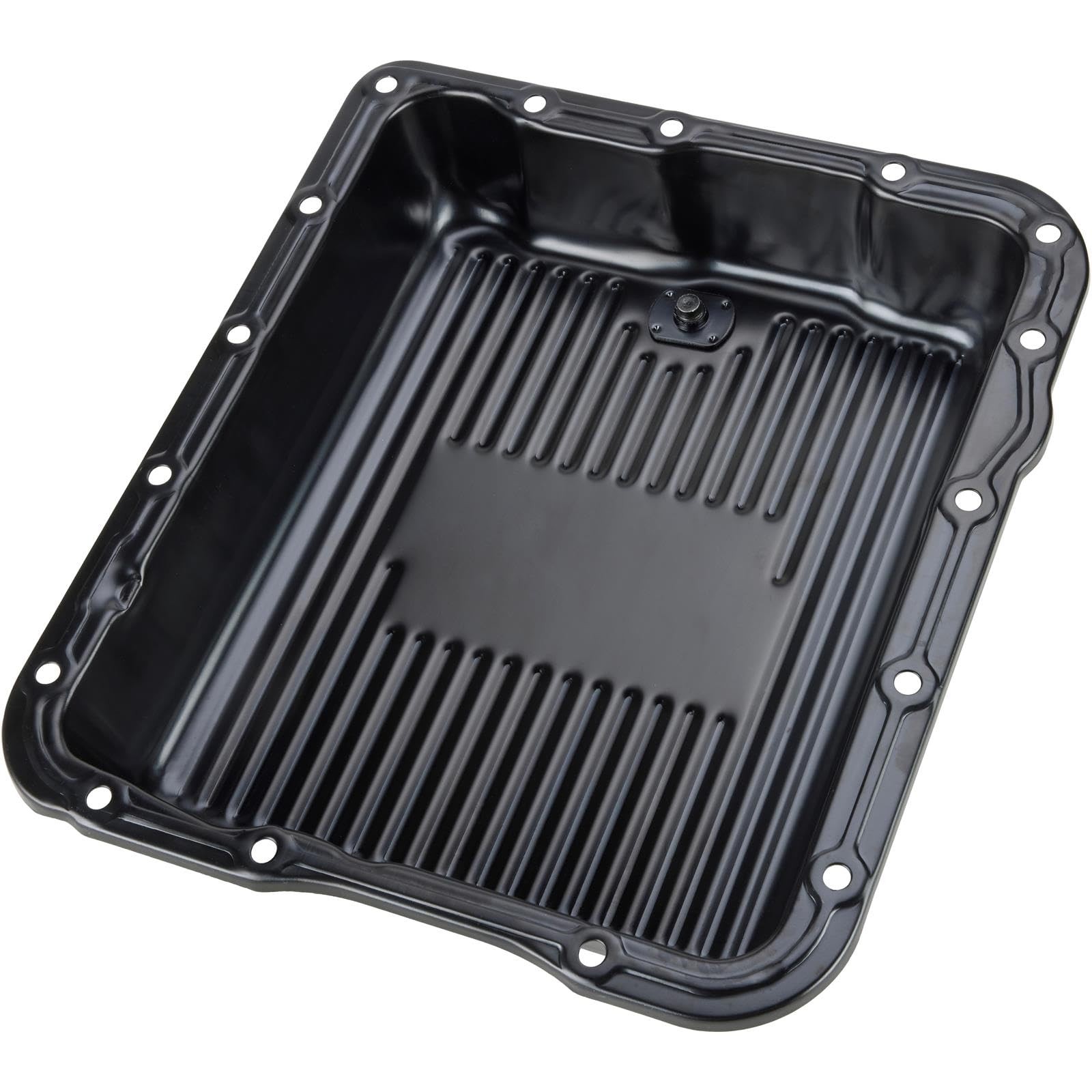 Speedway Motors Black Steel Transmission Pan for GM 700R4, 4L60E and 4L65E, S…
