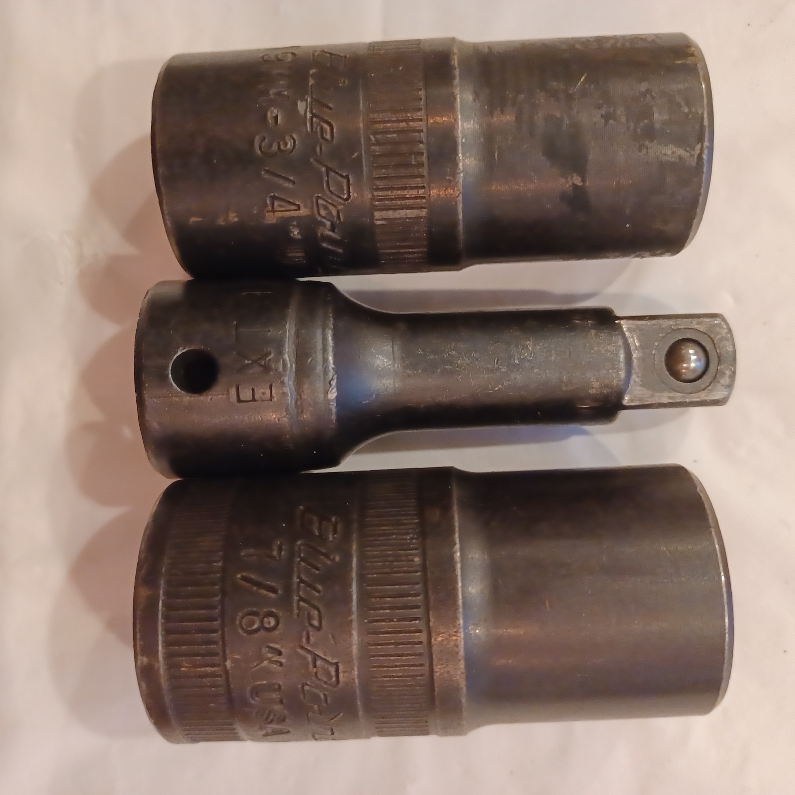 Blue-Point Made By SNAP-ON 1/2″ DRIVE 3PC LUG/LOCK FLIP TWIST SOCKET SET LSR2500