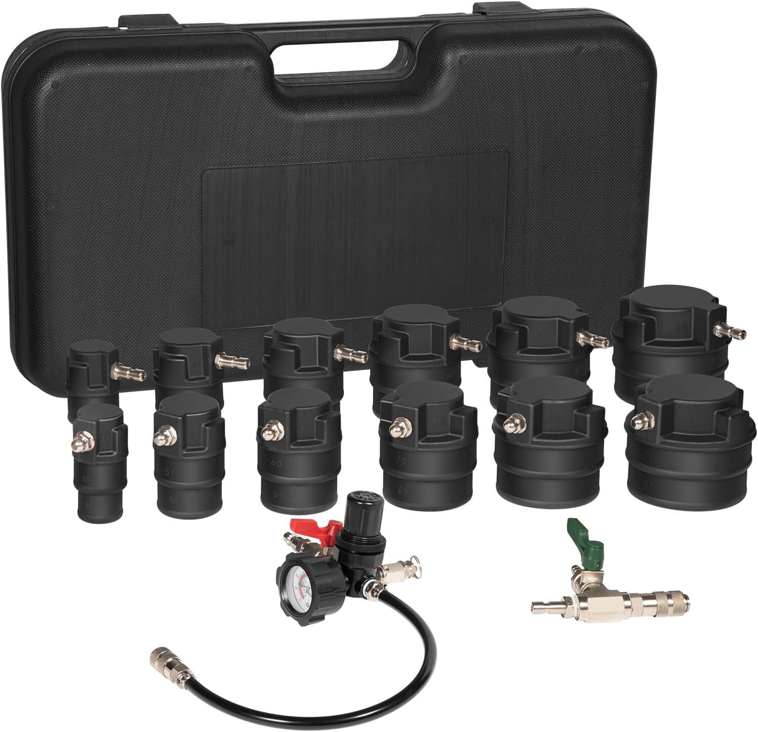 69910 Turbo Air System Test Kit for Turbo System on Cars and Light Trucks, Black