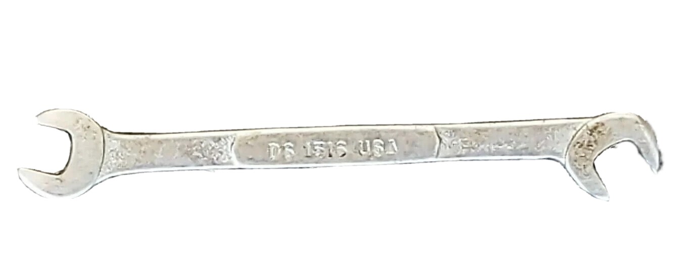 Snap On-#DS 1516 USA Miniature 15/64 x 1/4 Double Open End Ignition Wrench