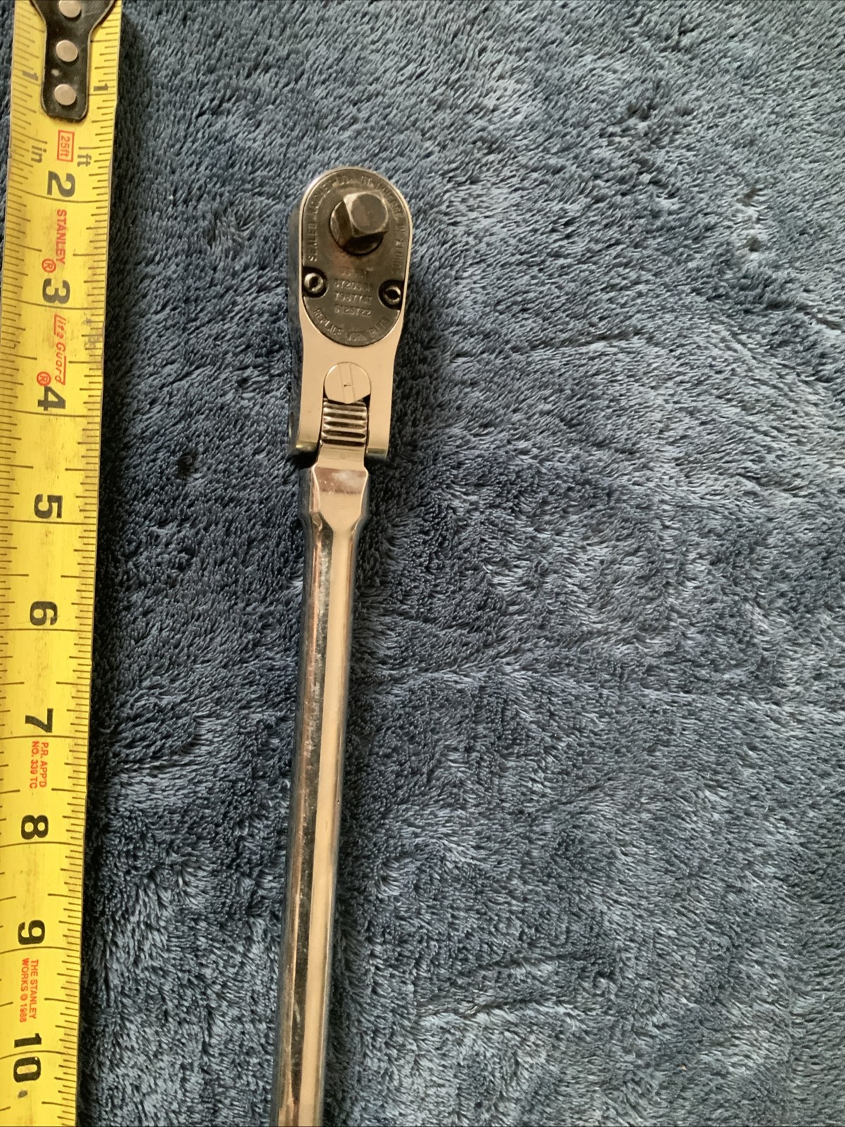 Snap On Fllx80, 3/8” Drive Locking Swivel Head Ratchet…works Fine….see Pics…