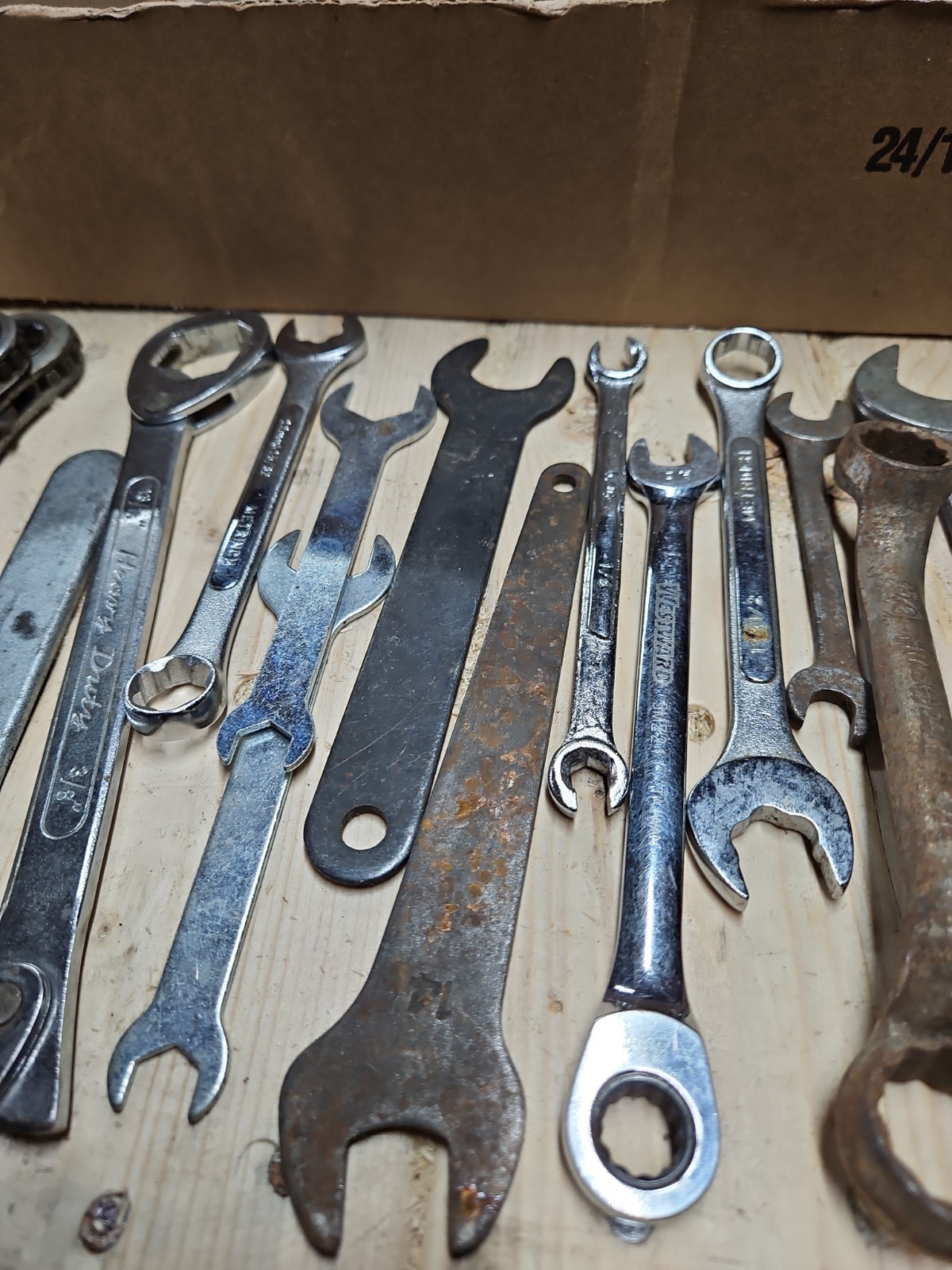 21 Piece Wrench Lot. Various Sizes, Types, And Manufacturers