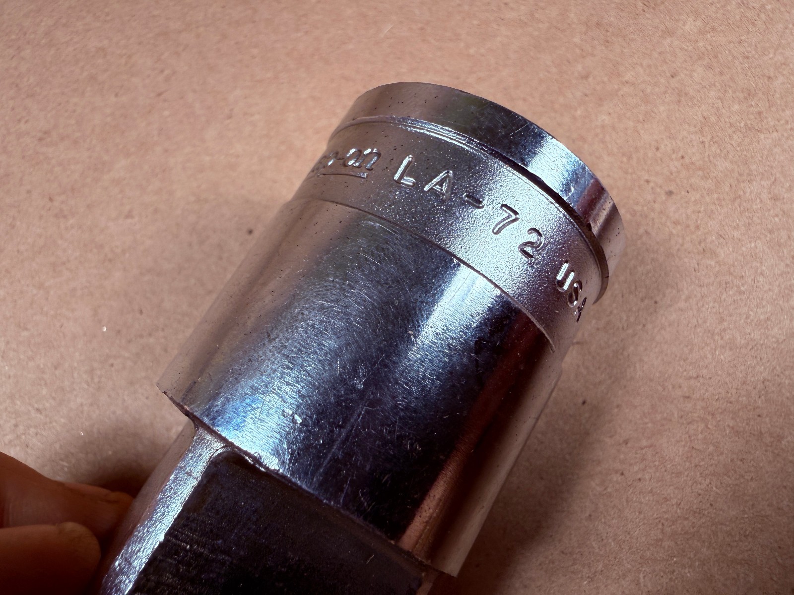 Snap-On USA 3/4″ Drive Female to 1″ Drive Male Socket Adapter LA-72 Vintage
