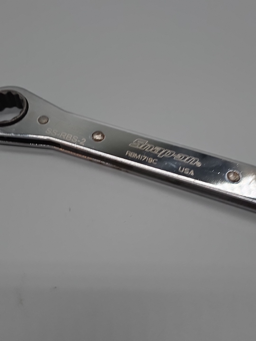 Snap-on Tools 17mm–19mm, Ratcheting Box Wrench, RBM1719C USA
