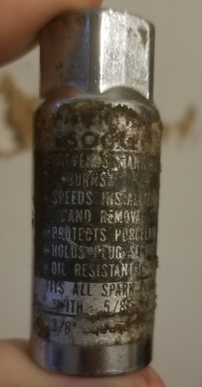 spark plug socket 16mm / 5/8 sae 3/8 drive
