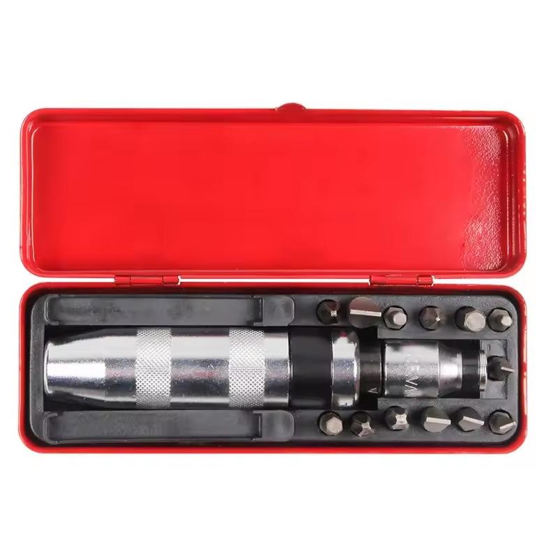 NEW 1/2″ Heavy Duty Impact Screwdriver Driver Set SAE Reversible w/ Metal Case