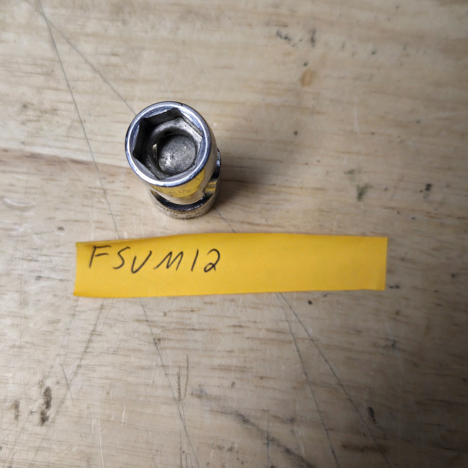 Snap-on Tools 3/8″ Drive 12mm Metric Shallow 6PT Swivel Socket Fsum12
