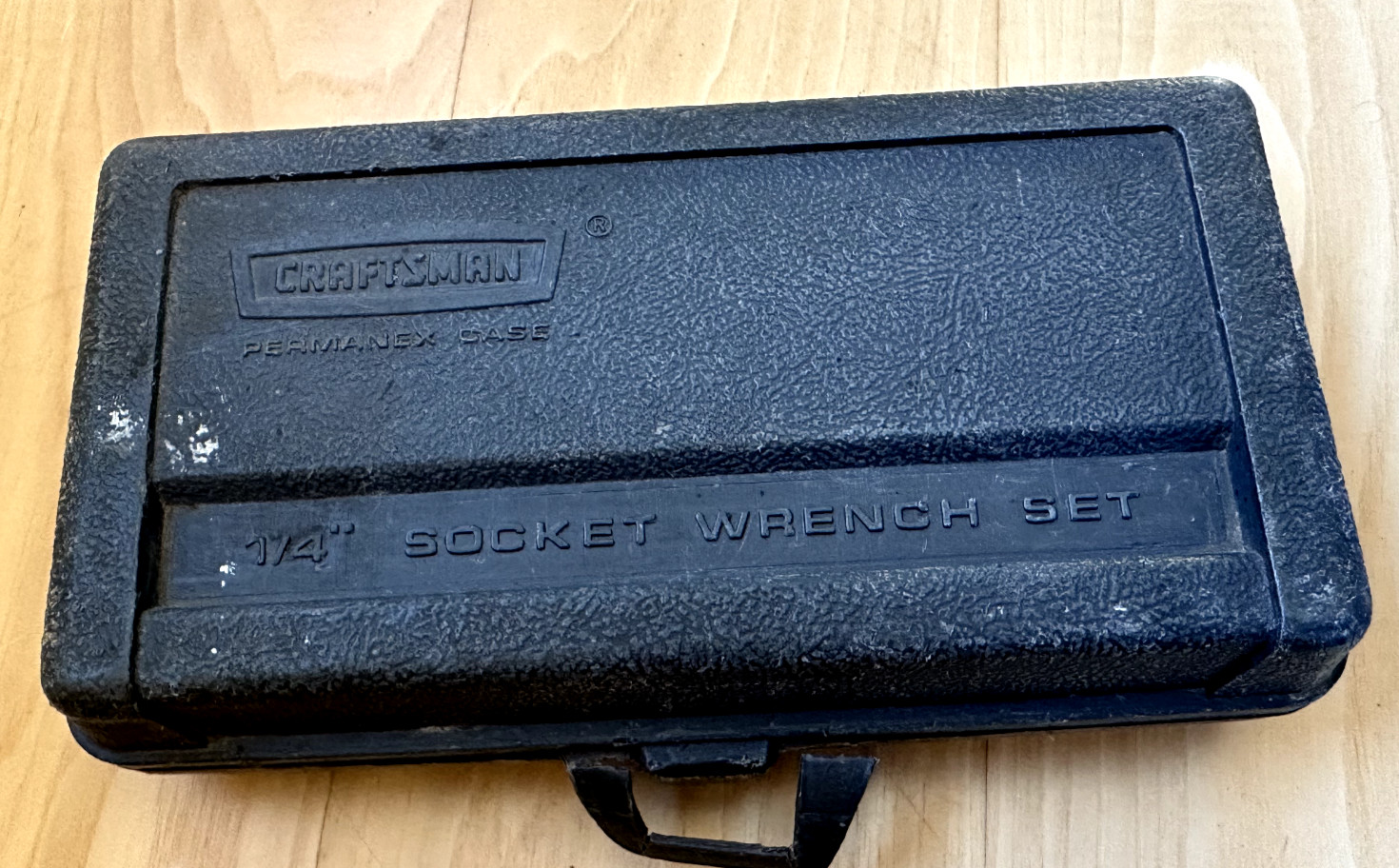Craftsman Tools 1/4″ Ratchet Socket Set General Service Extension Lot SAE Case
