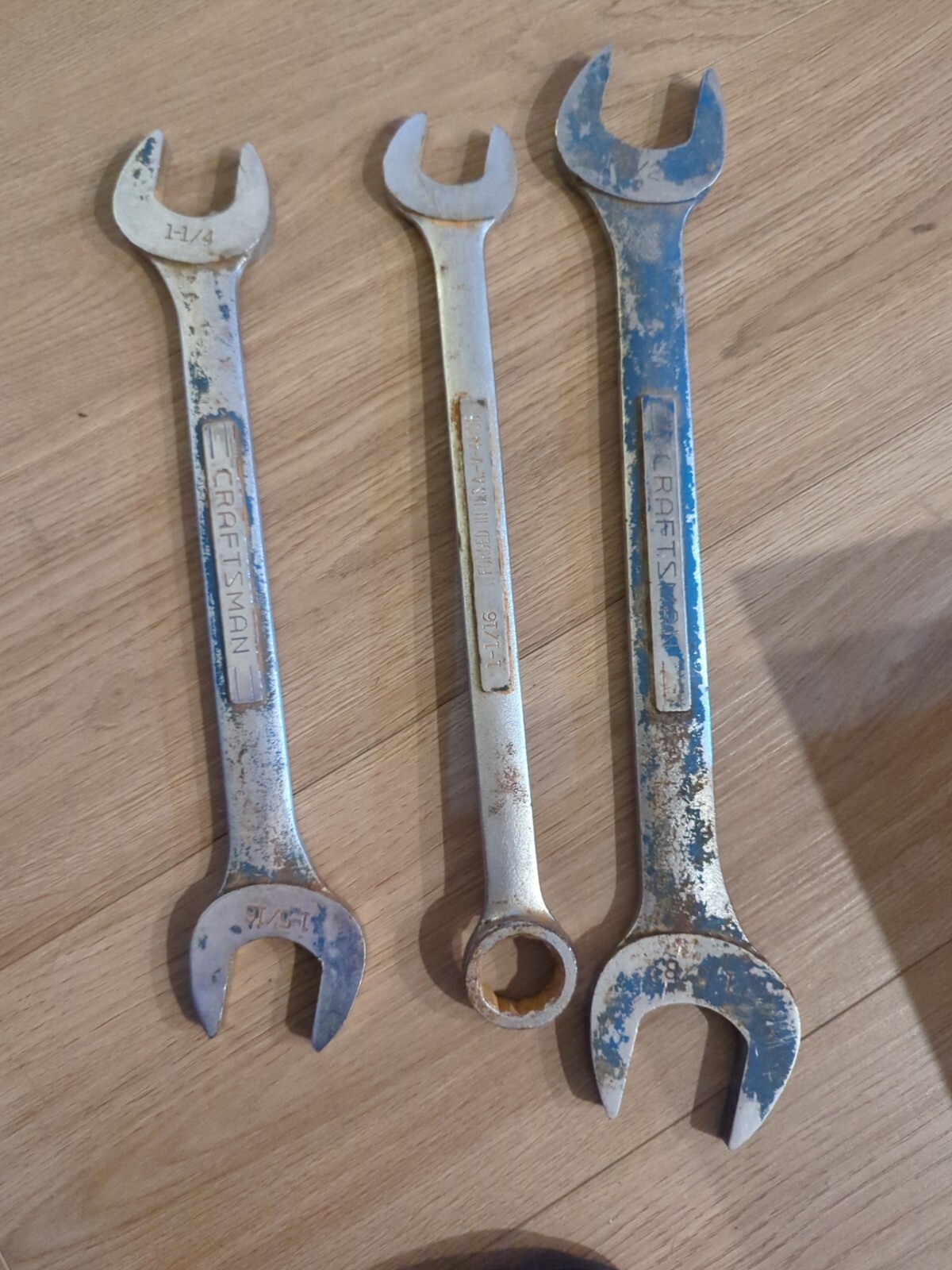 (3) Craftsman Wrenches 1-1/2” x 1-5/8” , 1 1/8″ And 1 1/4″-1 5/16″ 44587, 44589