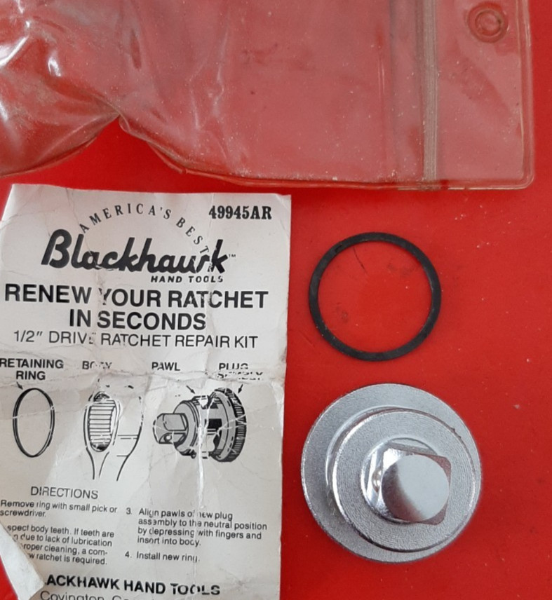 NOS NEW Blackhawk 1/2″ Drive Ratchet Repair Rebuild Kit 49945AR Fits 49945A