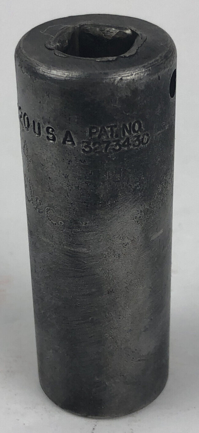 Snap-on Tools 3/8″ Drive 11/16″ 6pt Deep Impact Socket SIMF220 Made In USA