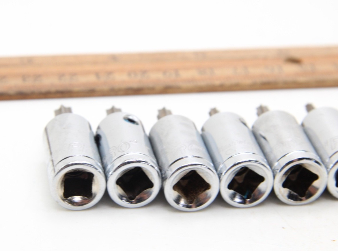 MasterCraft Pro 6 Piece 1/4″ Drive Torx Sockets USA