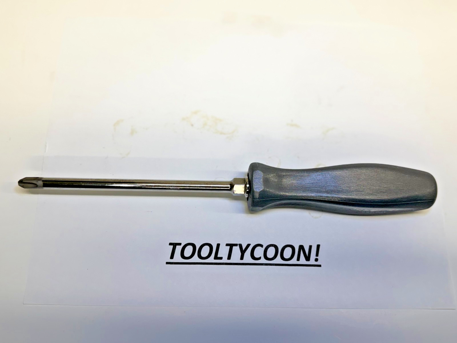Snap-on Tools NEW DARK TITANIUM Hard Handle #3 Phillips Screwdriver SDDP63IRADT